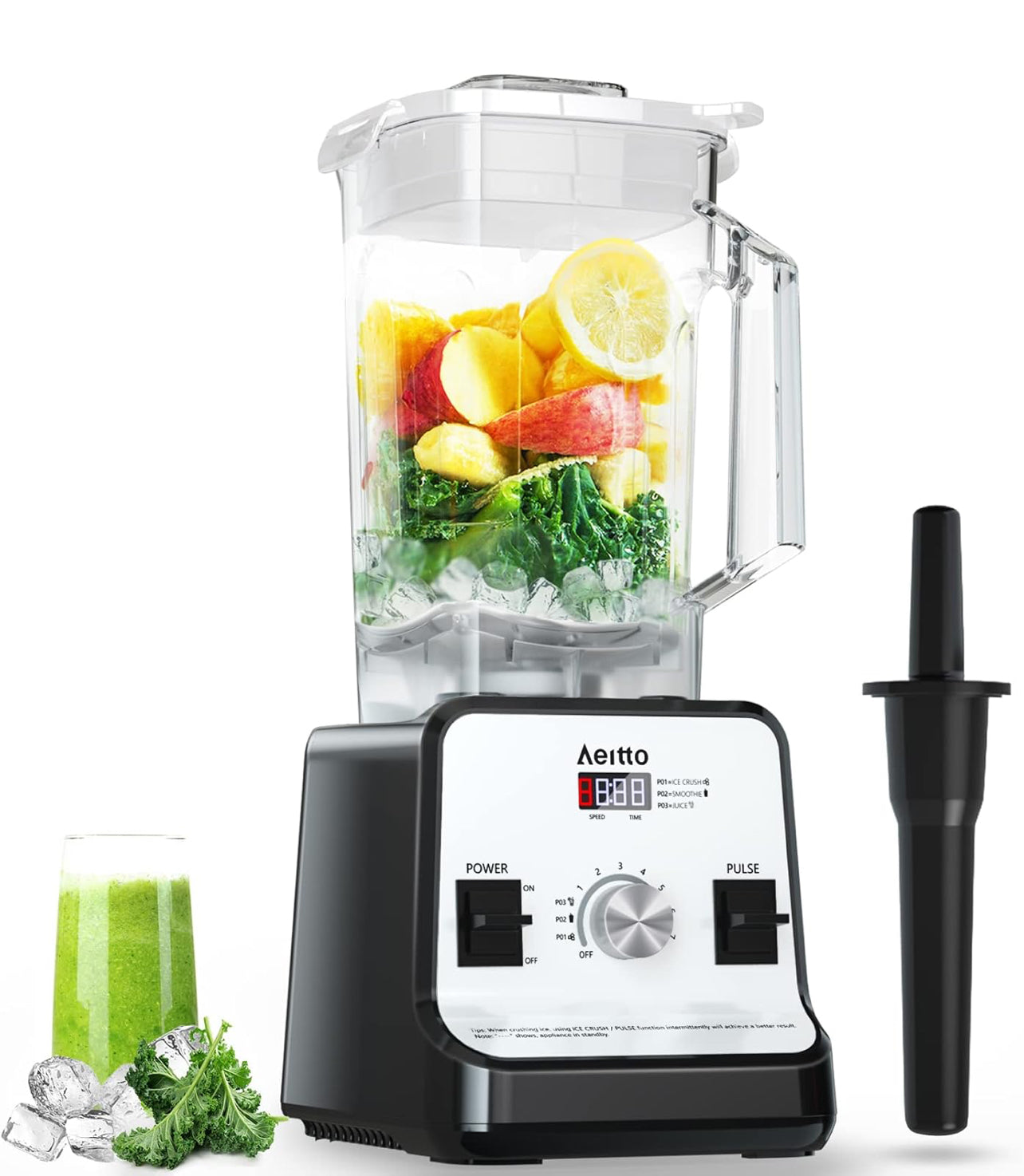 Aeitto Licuadora, licuadoras para cocina con motor de 1500 vatios