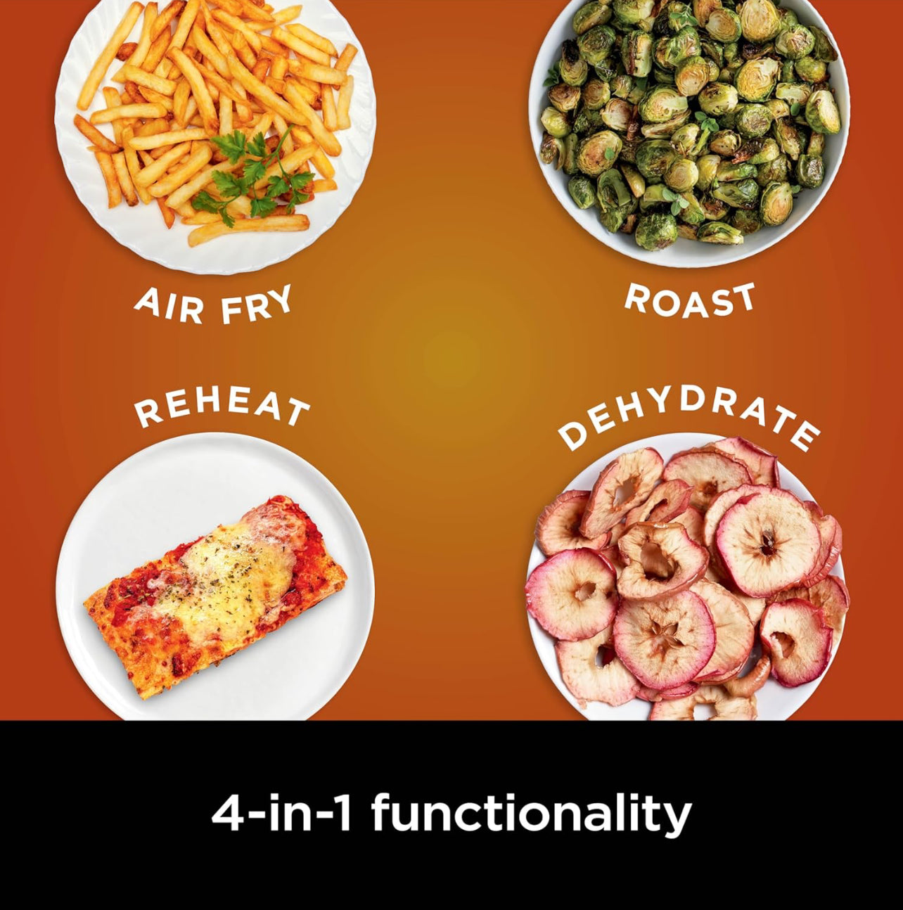 Ninja Air Fryer Pro 4 en 1 con capacidad de 5 cuartos de galón, freír al aire, asar, recalentar, deshidratar