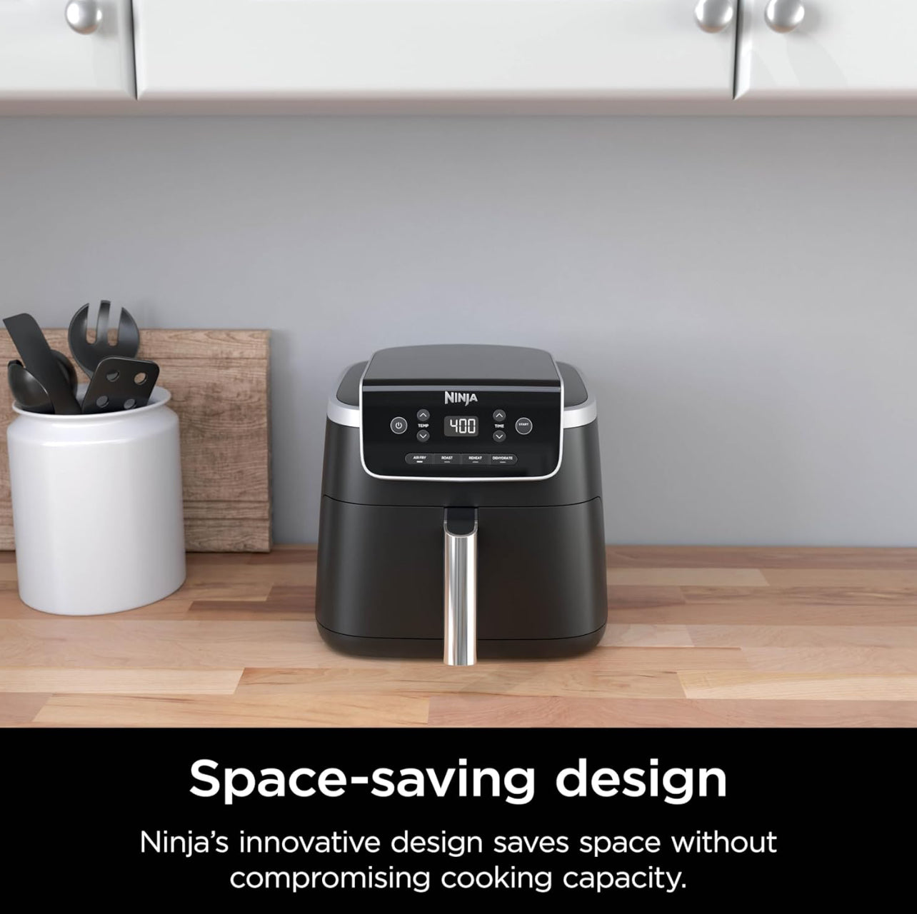 Ninja Air Fryer Pro 4 en 1 con capacidad de 5 cuartos de galón, freír al aire, asar, recalentar, deshidratar