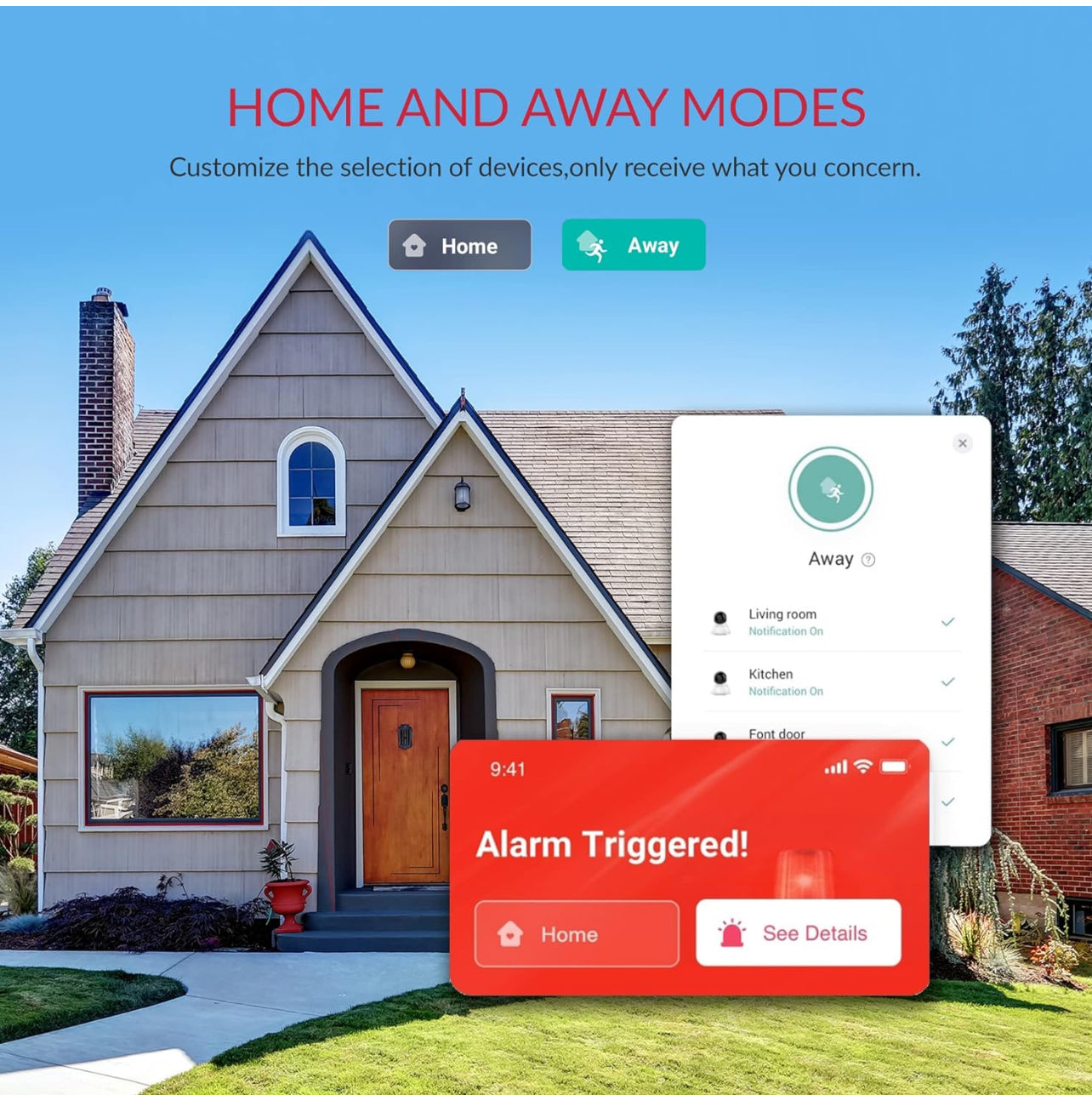 YI Cámara de seguridad para el hogar Pro 2K, cámara interior con cable de 2,4 GHz con persona, vehículo, detección inteligente de animales, aplicación de teléfono, compatible con Alexa y Google