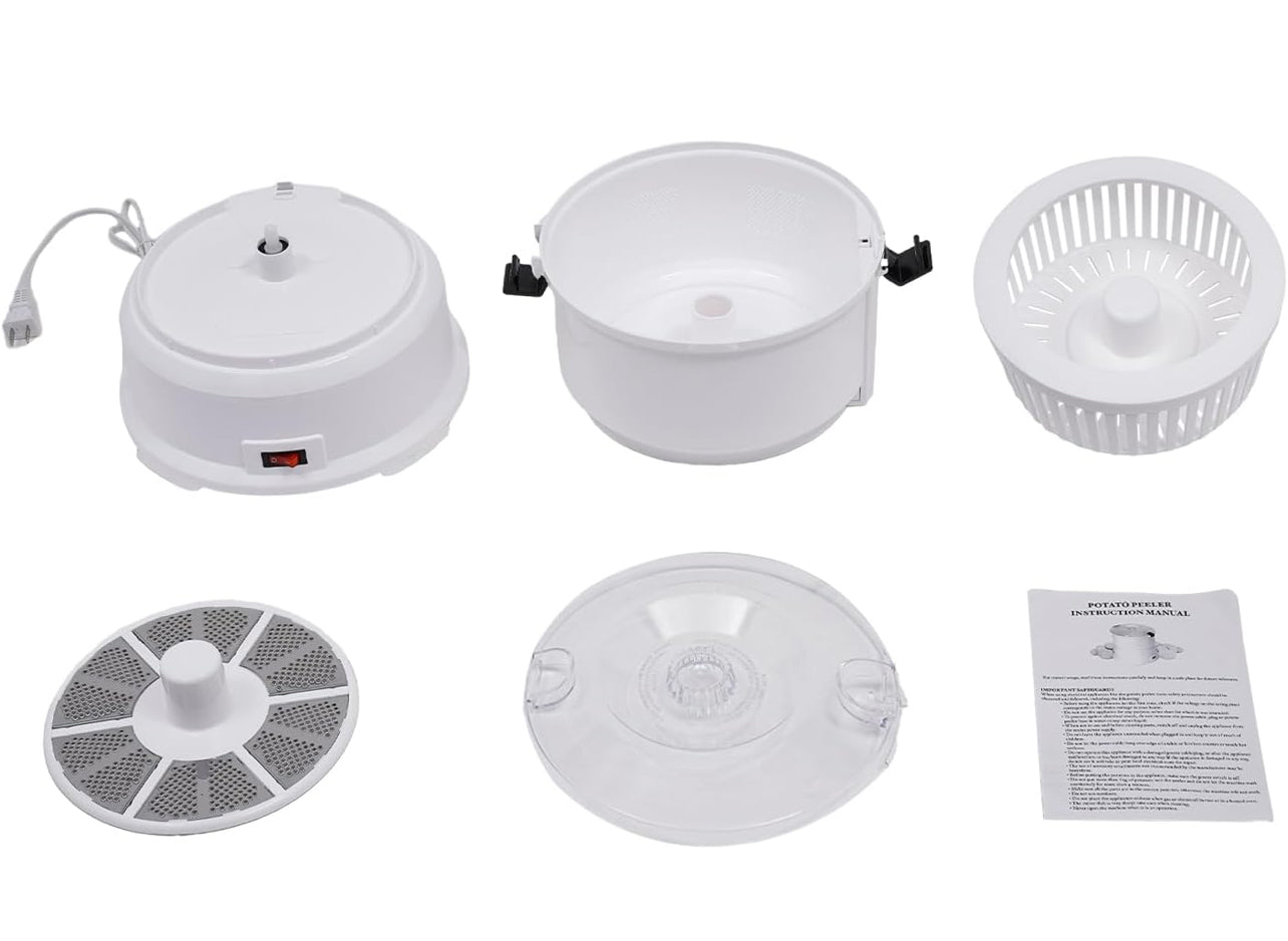 Pelador eléctrico de patatas 85 W, máquina automática