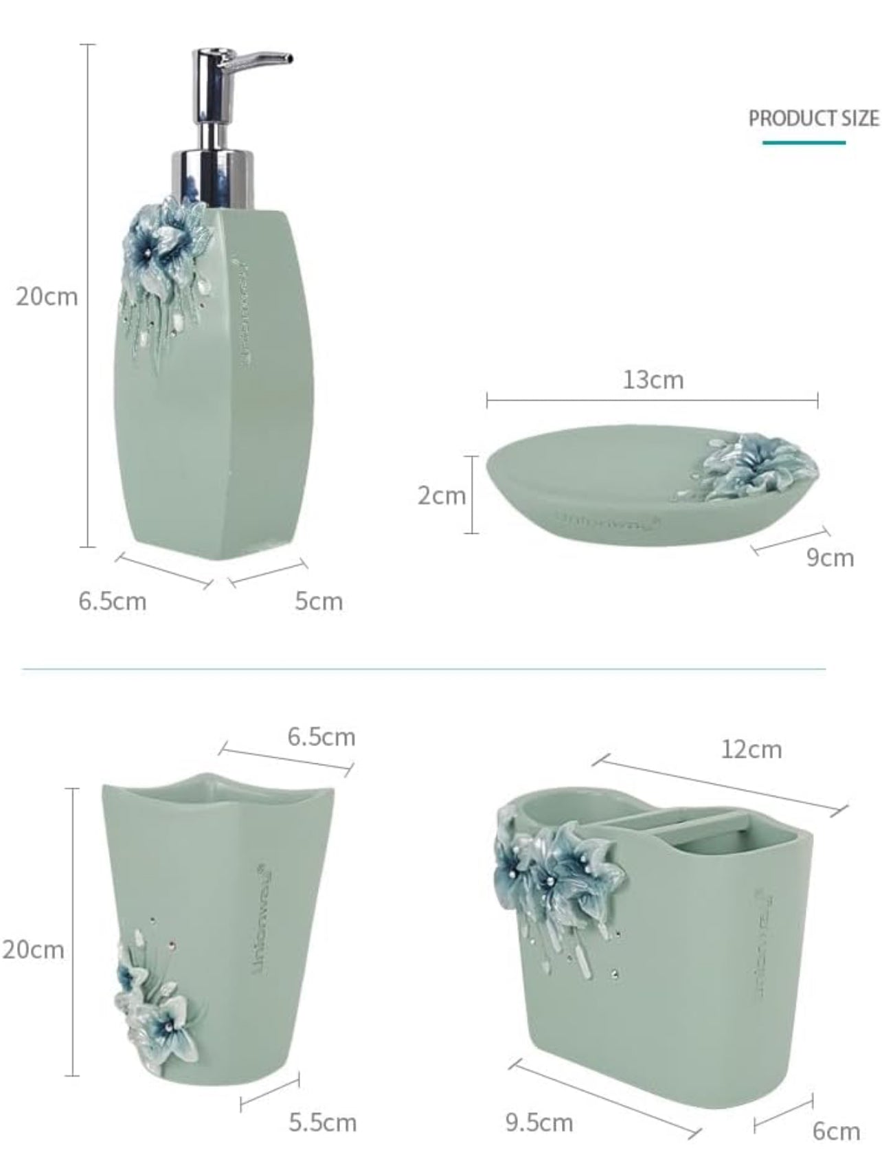Juego de organizador de tocador de baño, almacenamiento de artículos de tocador