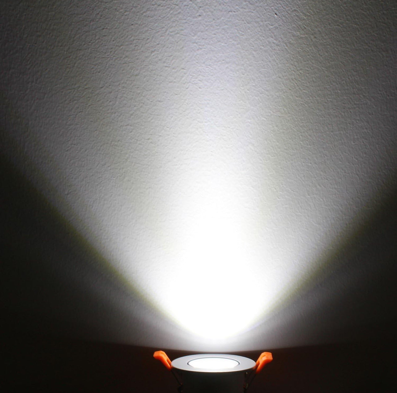 LightingWill Downlight LED regulable de 2 pulgadas, luz de techo empotrable COB de 3 W, blanco ultra cálido 2700 K