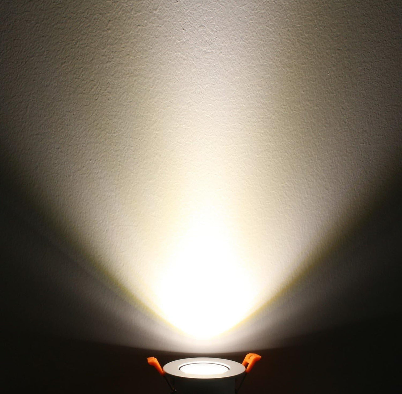 LightingWill Downlight LED regulable de 2 pulgadas, luz de techo empotrable COB de 3 W, blanco ultra cálido 2700 K