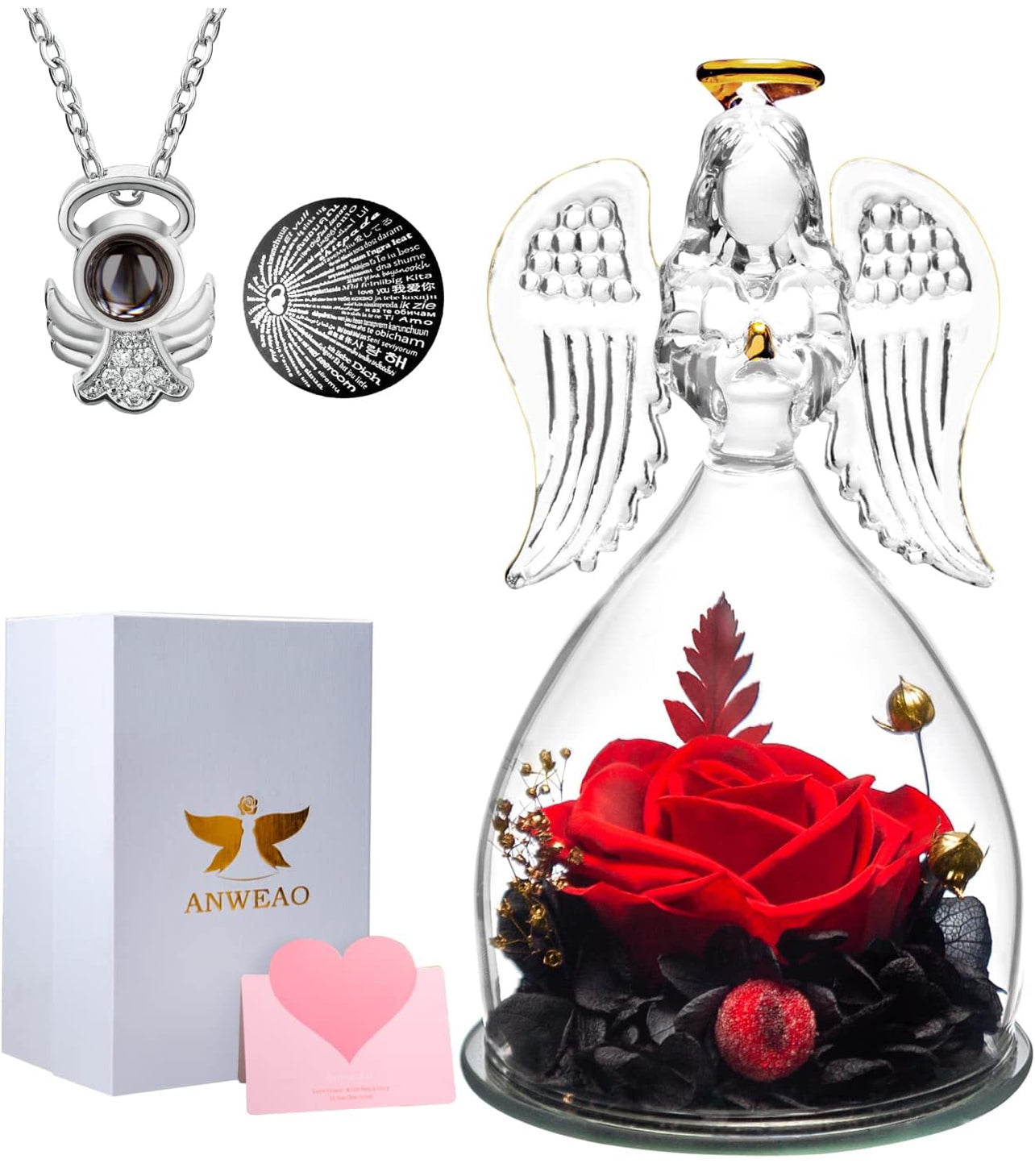 Angel Forever - Regalos de flores para ella, regalo de ángel para Mamá.