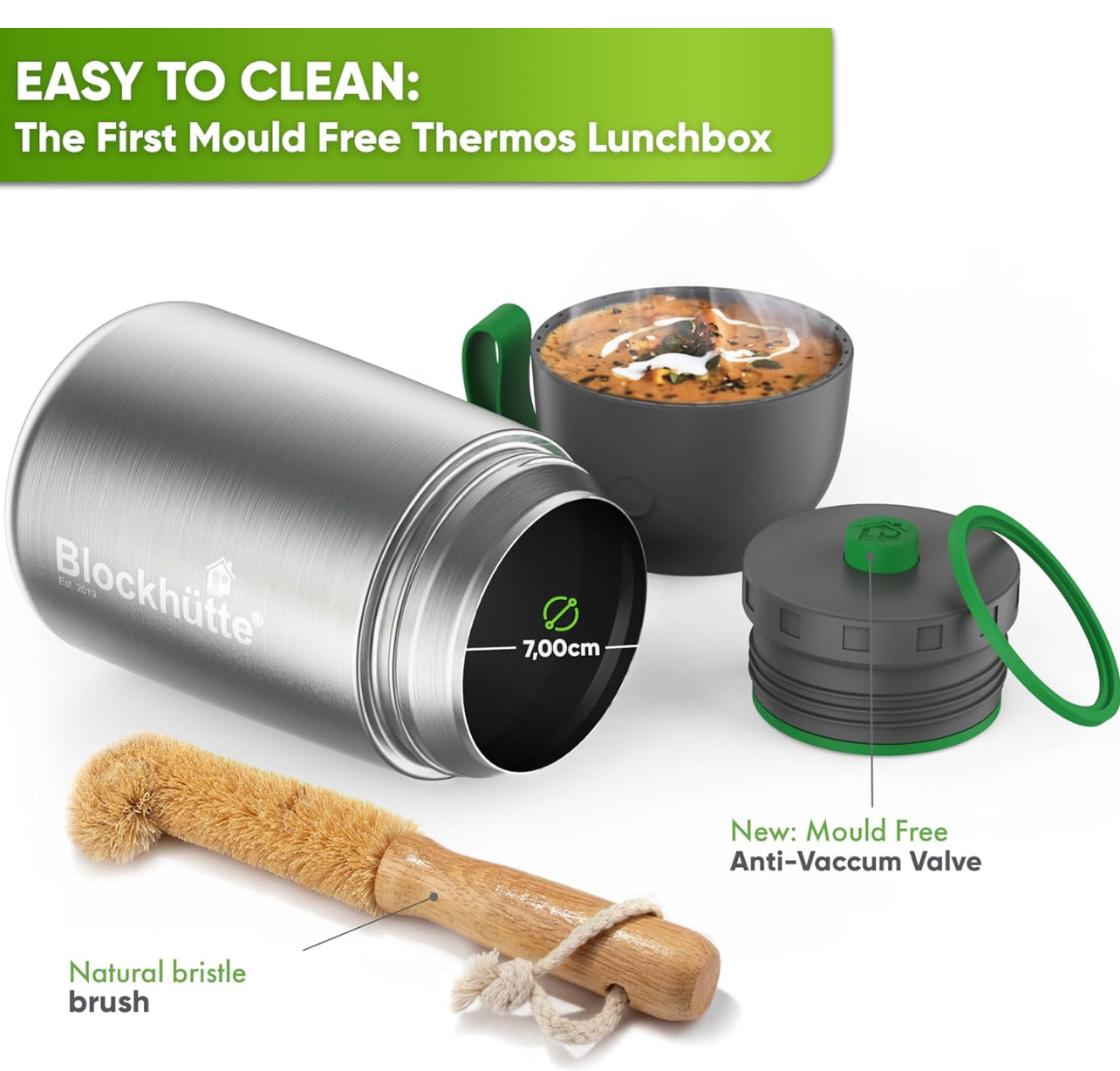 Blockhütte Termo para comida caliente