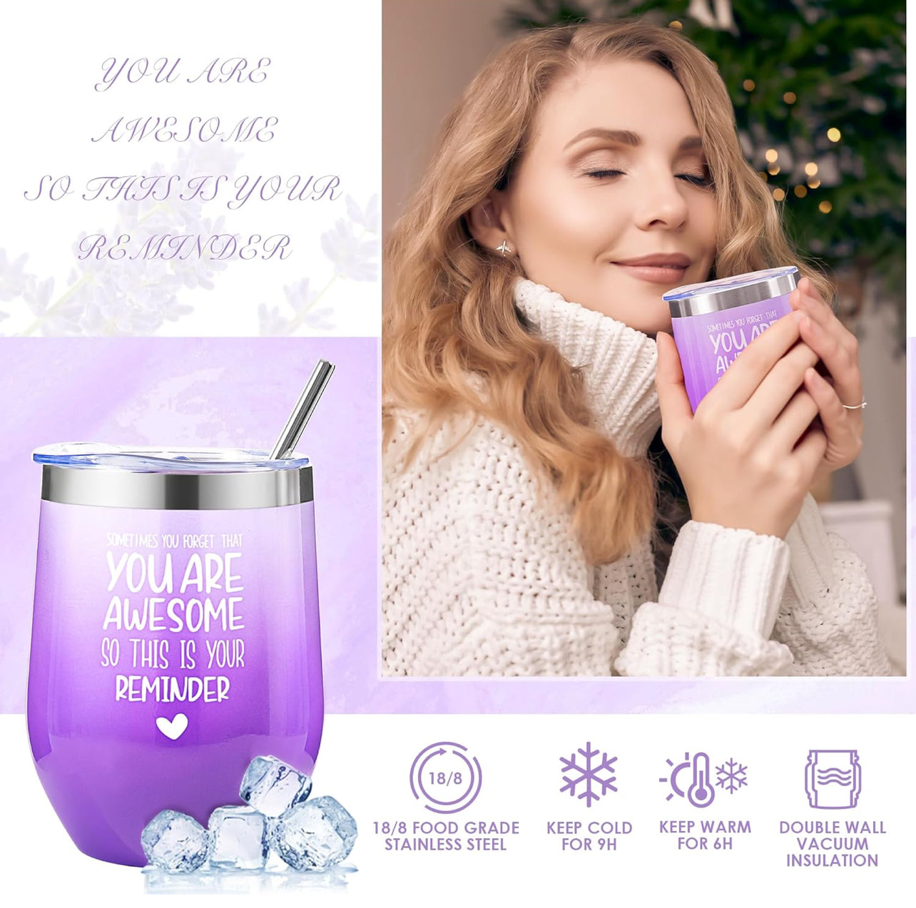 Regalos de Navidad para mujeres, regalos de cumpleaños únicos para mujeres