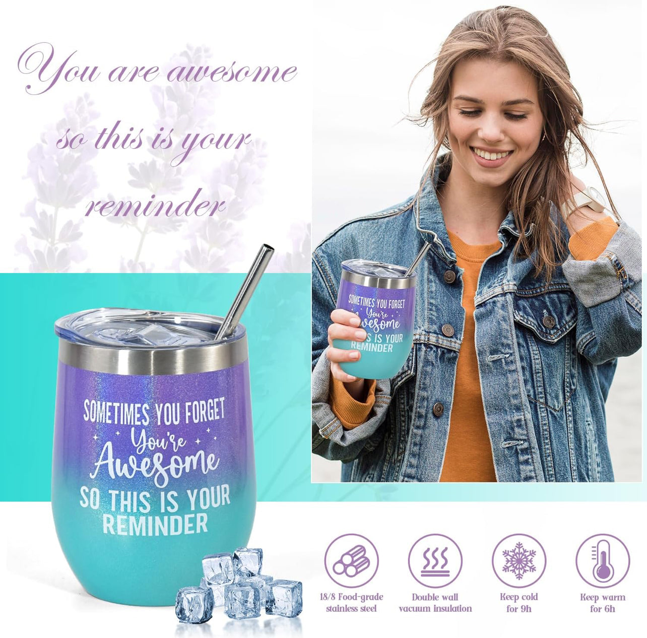 Regalos para mujeres, regalos de cumpleaños para mujeres, juego de cesta de regalos de feliz cumpleaños para mujeres