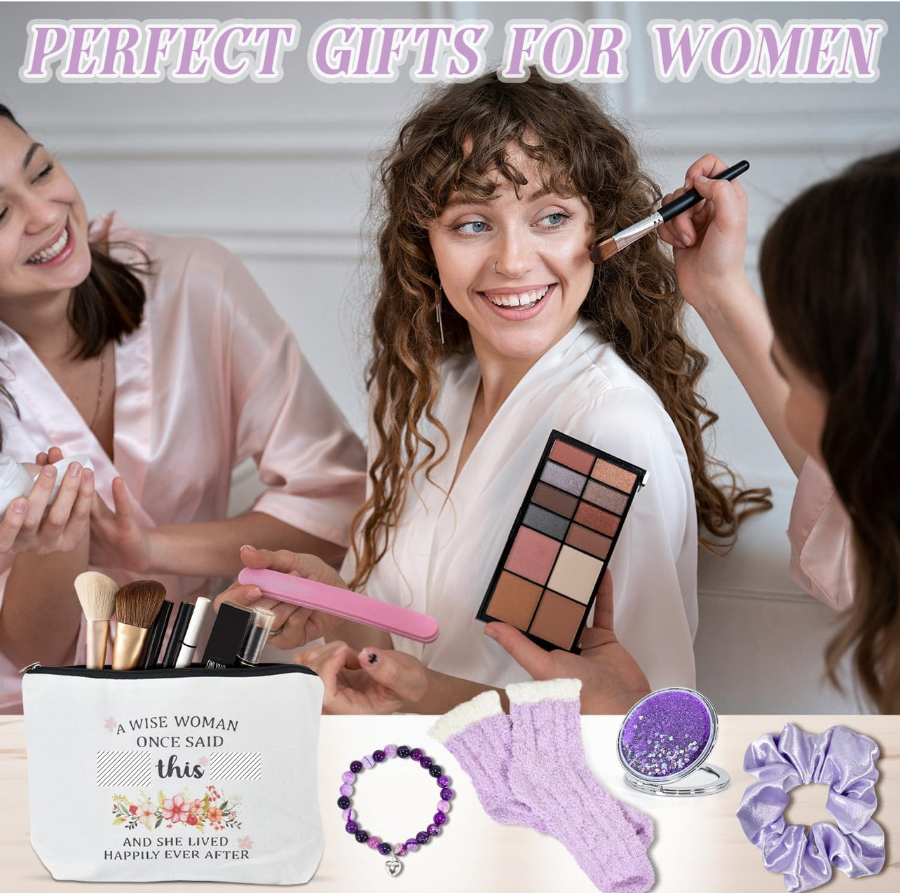 Regalos para mujeres, regalos de cumpleaños para mujeres, juego de cesta de regalos de feliz cumpleaños para mujeres