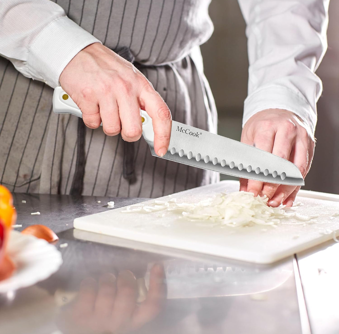 McCook® Juegos de cuchillos, juegos de cuchillos de cocina de acero inoxidable