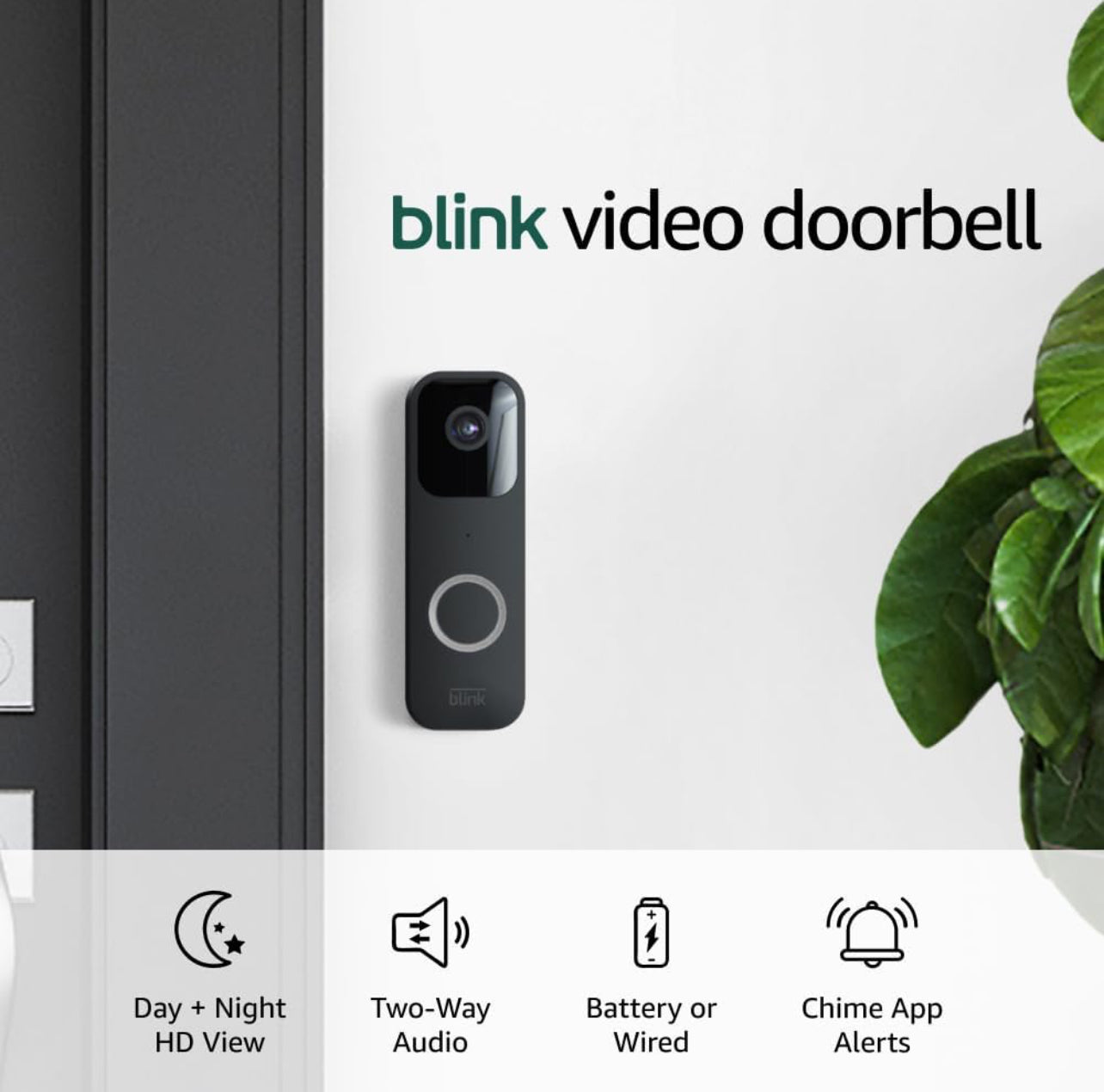 Blink Video Doorbell (modelo más reciente), Audio bidireccional,