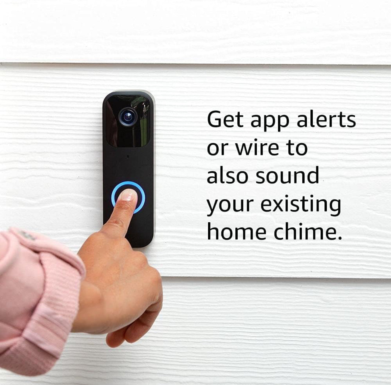 Blink Video Doorbell (modelo más reciente), Audio bidireccional,