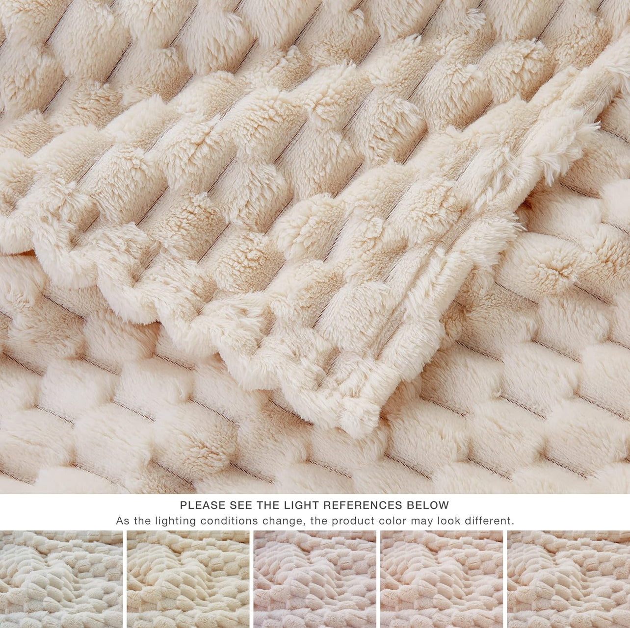 EXQ Home – Manta de vellón de jacquard, decorativa, diseño de caparazón de tortuga