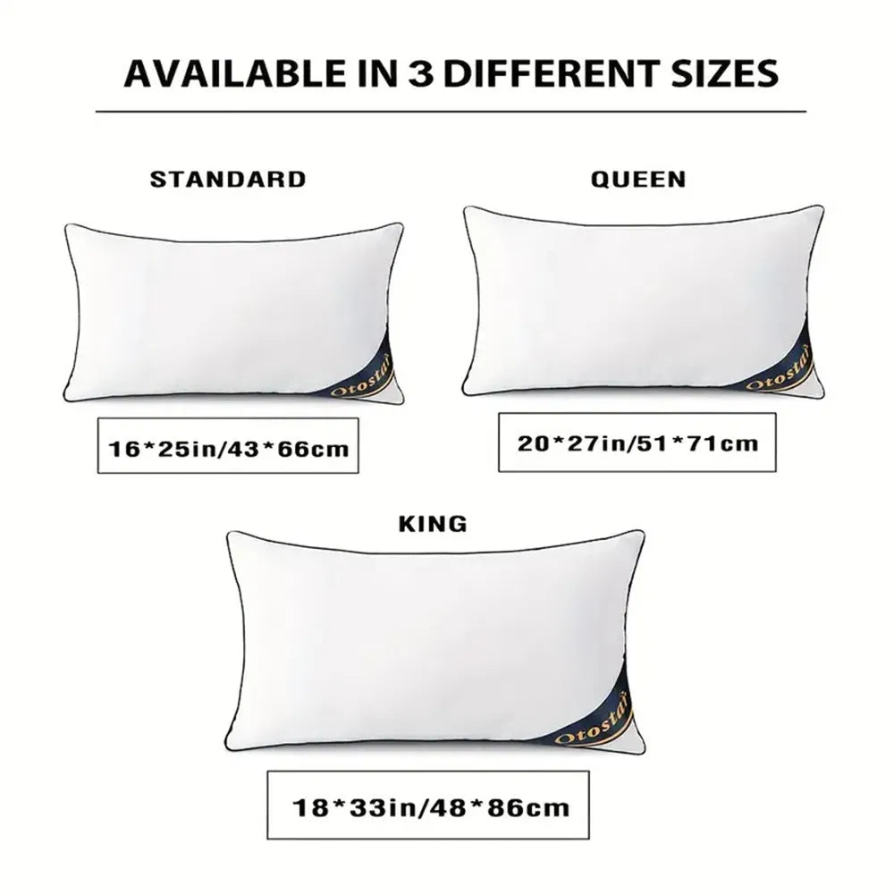 Luxury Hotel-Grade Neck Support Pillow-QUEEN, 1pack
