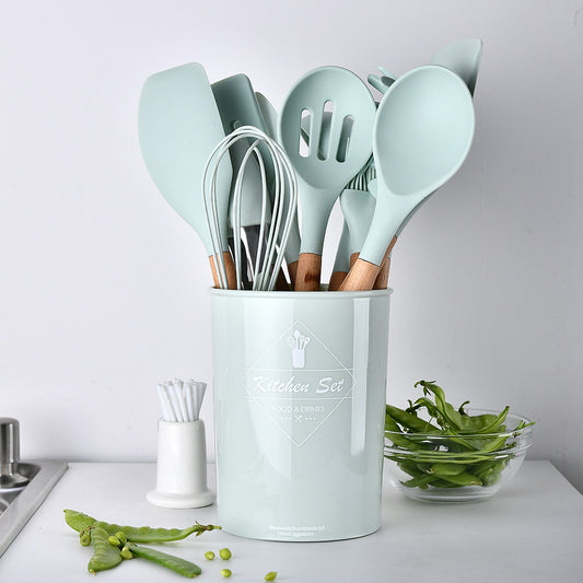 Juego de Utensilios de Cocina de Silicona