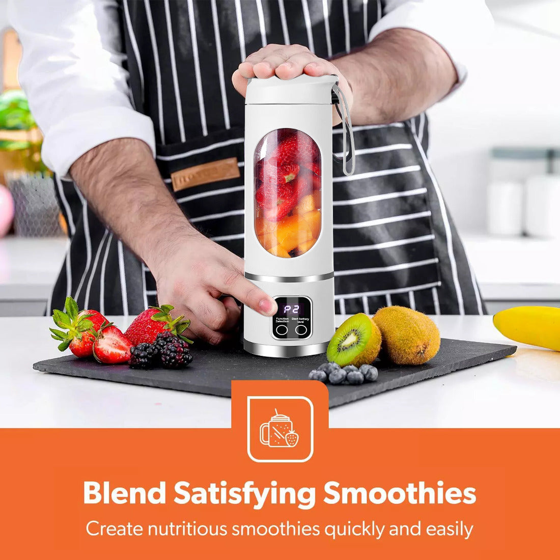 Portable USB Rechargeable Juicer Cup Electric Mixer