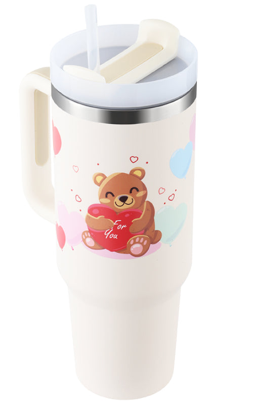 40 Oz Tumbler Straw Insulated, Stainless Steel