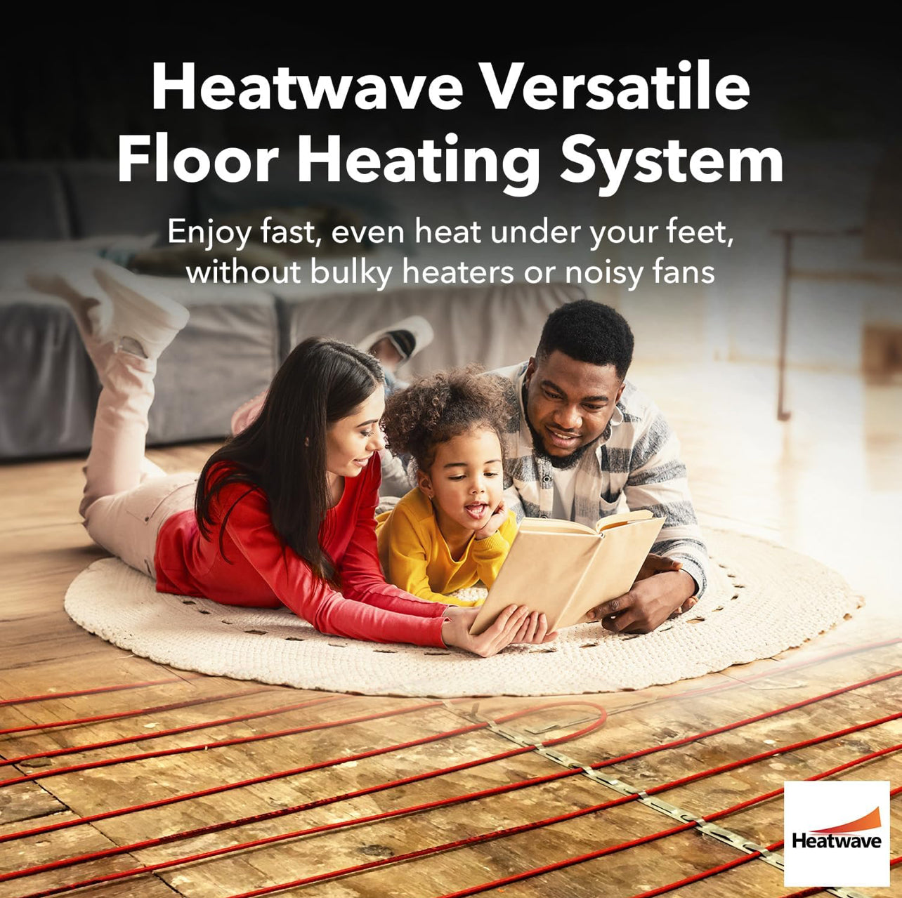 Cable calefactor de suelo de 120 V - Sistema de suelo térmico de 2.9 a 5.5 metros cuadrados, calentador de cable eléctrico por suelo radiante, sistema de suelo radiante para azulejos con termostato GFCI