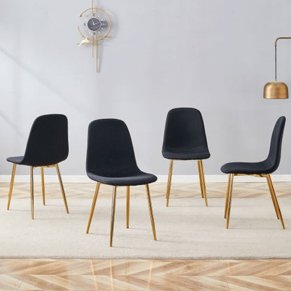 Sillas de comedor modernas negras