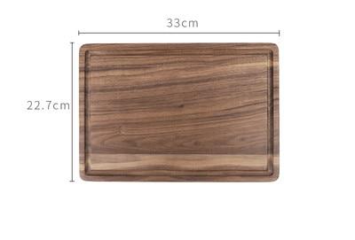 Black Walnut Wood Cutting Board Creative Whole Tray Fruit Chopping