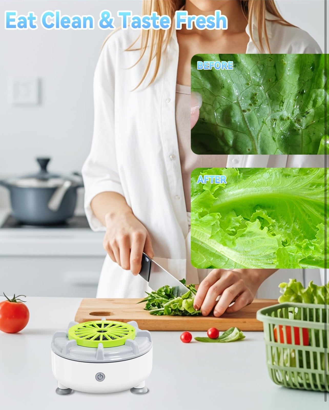 Lavadora de frutas y verduras, purificador de productos y limpiador de frutas