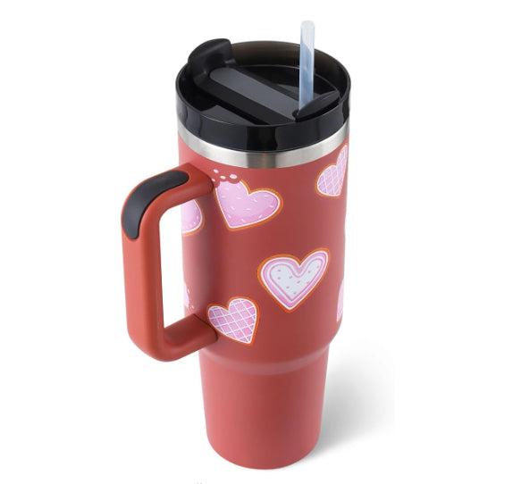 40 Oz Tumbler Straw Insulated, Stainless Steel