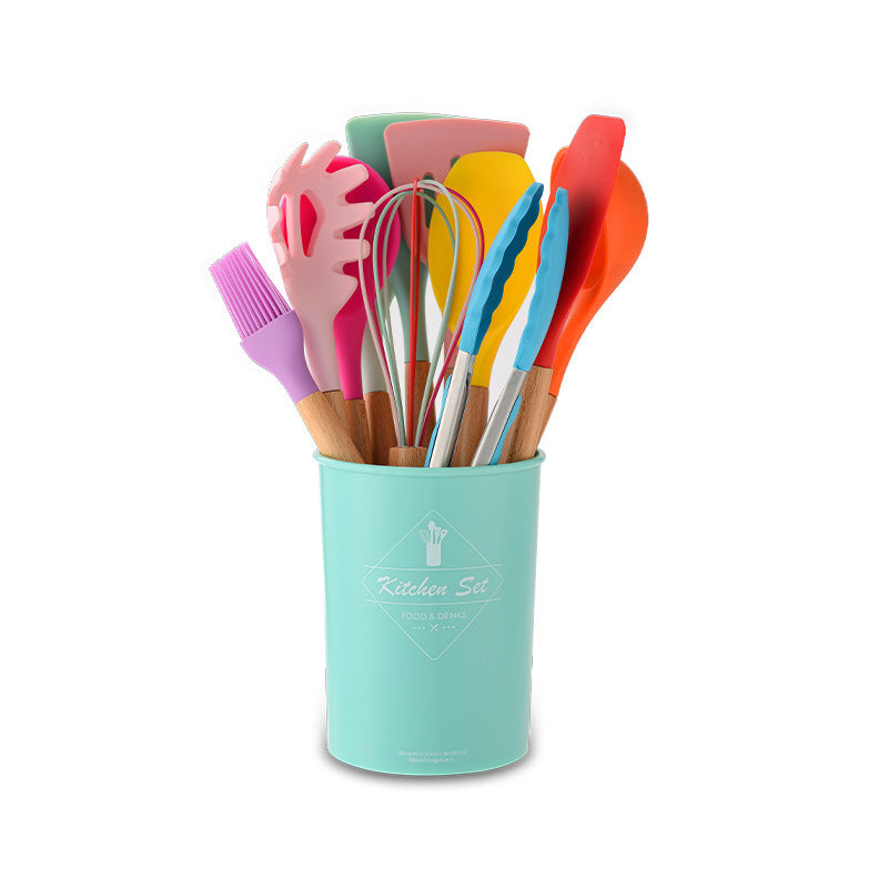 Juego de Utensilios de Cocina de Silicona