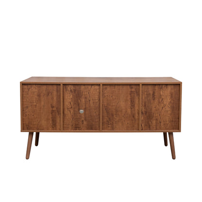TV Stand Use In Living Room Furniture With 1 Storage And 3 Shelves Cabinet
