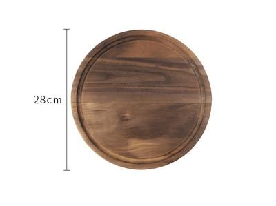 Black Walnut Wood Cutting Board Creative Whole Tray Fruit Chopping