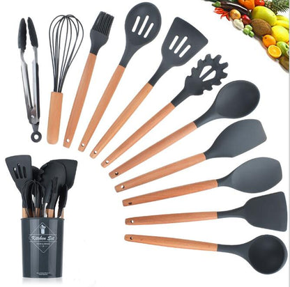 Juego de Utensilios de Cocina de Silicona