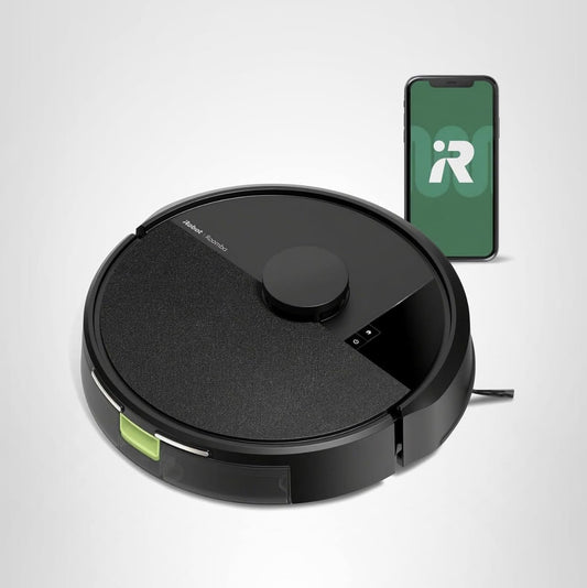 iRobot Roomba Robot Aspiradora de 105 Vac - Fácil de usar, succión intensa de elevación de potencia, navegación LiDAR, limpieza multisuperficie, limpia en filas ordenadas, carga automática