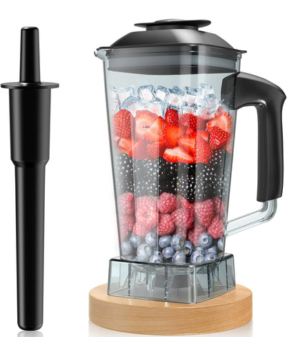 Licuadora profesional, licuadora de batidos, 2400 vatios/1000 vatios, combo de licuadora y molinillo de 25000 rpm, potente batidora de cocina de 68 onzas 