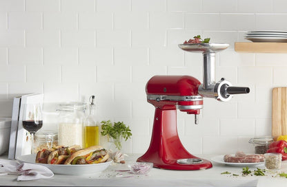 KitchenAid KSMMGA Accesorio de molinillo de alimentos, de metal, 2.5 libras, plateado 