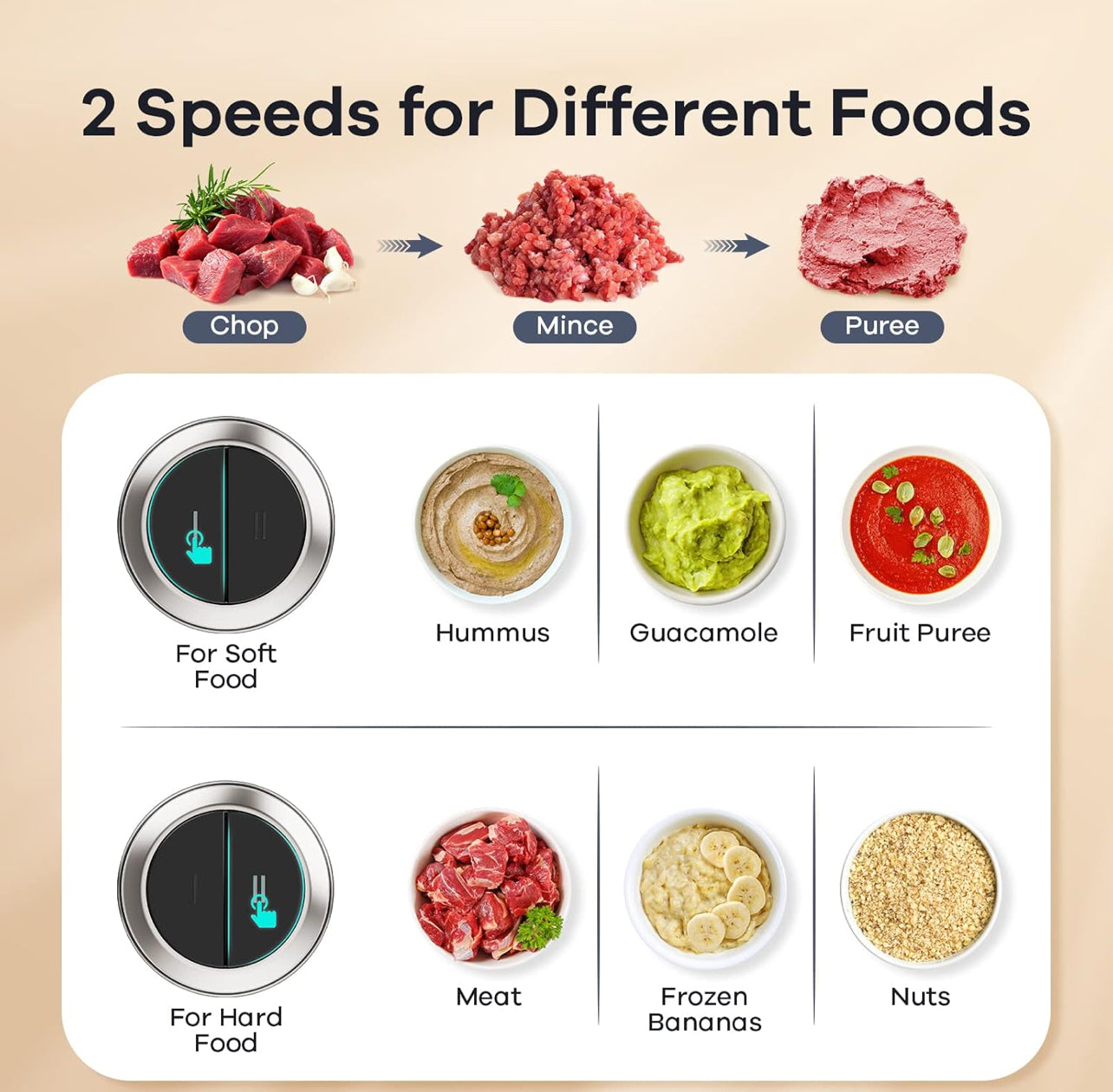 Procesadora de alimentos ganiza