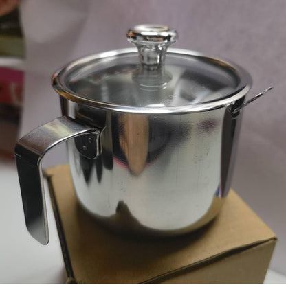 Azucarero con tapa y cuchara, 3 recipientes gruesos de acero inoxidable 304 para azúcar de 12.68 para condimentos 