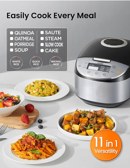 Olla arrocera japonesa grande con tecnología Fuzzy Logic, 10 tazas sin cocinar/20 cocinadas 