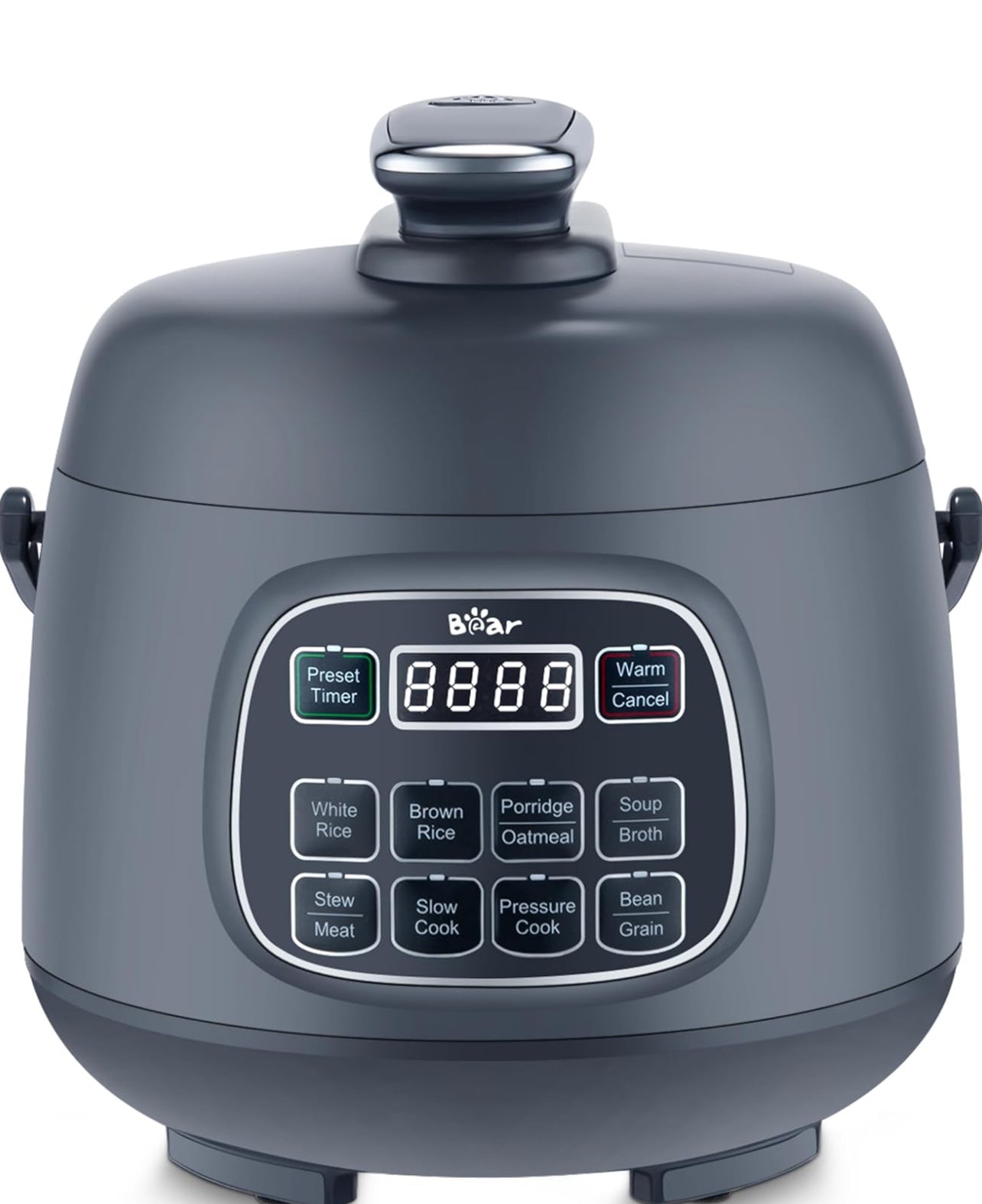 Bear - Olla arrocera de 3 tazas (sin cocinar), olla a presión eléctrica rápida, multiolla portátil 
