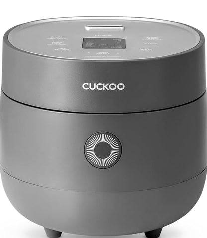 Cuckoo Olla arrocera eléctrica de 6 tazas sin cocer / 12 tazas cocidas, con tecnología de lógica difusa y temporizador 