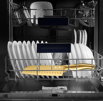 Juego de cuchillos de 15 piezas con bloque, juegos de cuchillos para cocina con bloque de acero inoxidable de alto carbono 