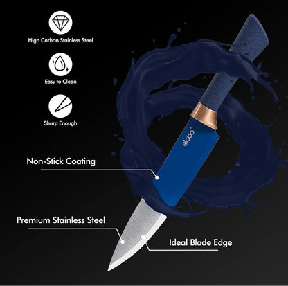 Juego de cuchillos de cocina con bloque, juego de 16 cuchillos de acero inoxidable para cocina 