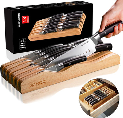 Juego de cuchillos para cocina, juego de cuchillos de cocina de 13 piezas. 
