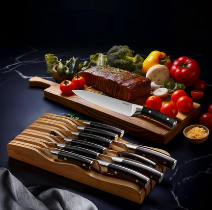 Juego de cuchillos para cocina, juego de cuchillos de cocina de 13 piezas. 