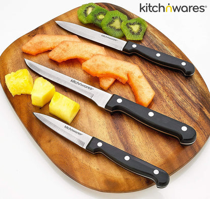 uego de cuchillos con bloque de madera, juego de 15 piezas que incluye cuchillo de chef 