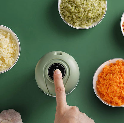 Mini picadora portátil de prensa de verduras, picadora eléctrica de ajo, 100/8.5 fl oz 