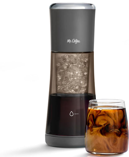 Mr. Coffee® Cafetera Express Cold Brew de 10 minutos, con leche de avena