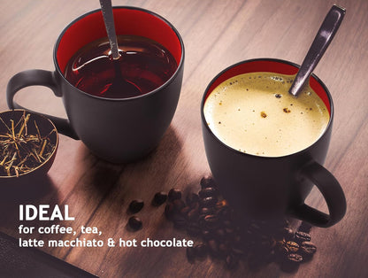 Juego de 6 tazas de café de gres de 12 onzas/juego de tazas 