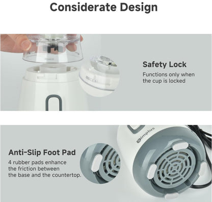 Licuadoras para cocina, licuadora portátil de viaje de 20 onzas sin BPA para batidos y batidos, bebidas proteicas