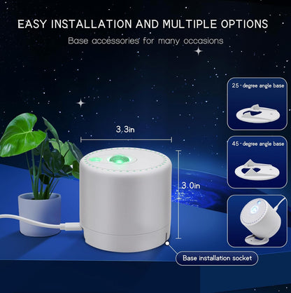 Proyector de galaxia, proyector de estrellas con temporizador y control remoto para decoración de dormitorio de adultos, día de San Valentín, fiesta, cumpleaños, luz nocturna de estrellas 