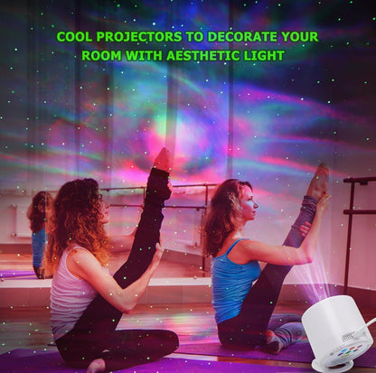 Proyector de galaxia, proyector de estrellas con temporizador y control remoto para decoración de dormitorio de adultos, día de San Valentín, fiesta, cumpleaños, luz nocturna de estrellas 