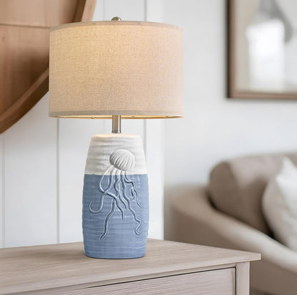 PORTRES Lámpara de mesa moderna de cerámica para sala de estar Lámparas de noche para dormitorio Lámpara de mesa de noche 
